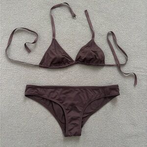 Women's Brown Bikini Set